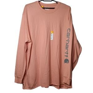Carhartt Men's Loose Fit Heavyweight Long Sleeve Graphic T Shirt Size 2XL New